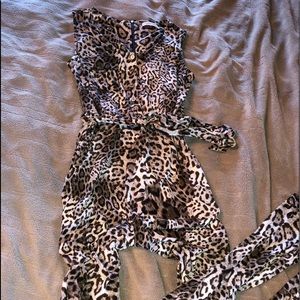 Like new Calvin Klein Leopard print jumper